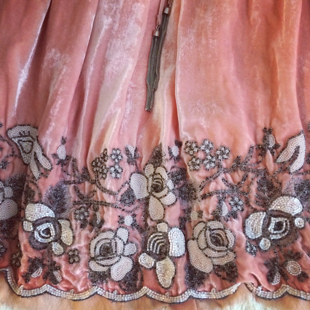 Free People Gemmas Limited Edition Holiday Dress Size Small - Embroidered Mini 🌸 - Picture 2 of 5